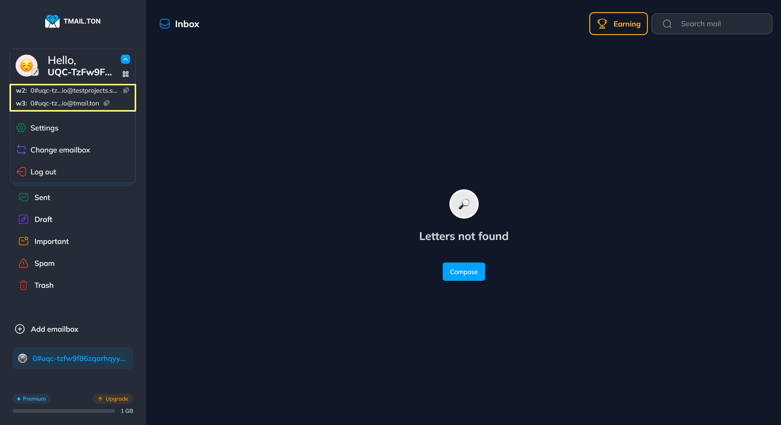 Account created